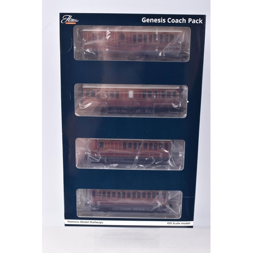 270 - EIGHT BOXED OO GAUGE HATTONS MODEL RAILWAYS GENESIS COACHES, to include a Hattons Original H43-46 pa... 