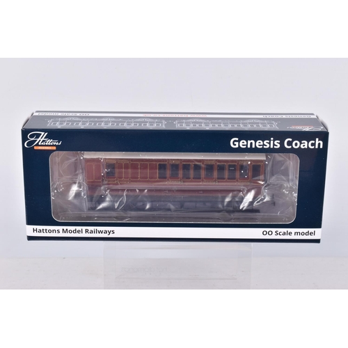 270 - EIGHT BOXED OO GAUGE HATTONS MODEL RAILWAYS GENESIS COACHES, to include a Hattons Original H43-46 pa... 