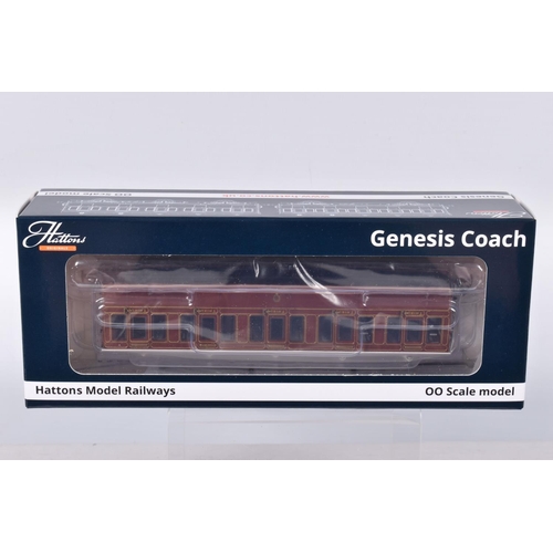 270 - EIGHT BOXED OO GAUGE HATTONS MODEL RAILWAYS GENESIS COACHES, to include a Hattons Original H43-46 pa... 