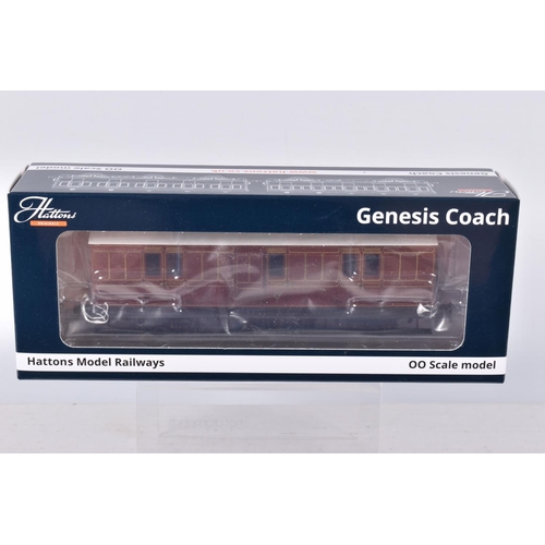 270 - EIGHT BOXED OO GAUGE HATTONS MODEL RAILWAYS GENESIS COACHES, to include a Hattons Original H43-46 pa... 