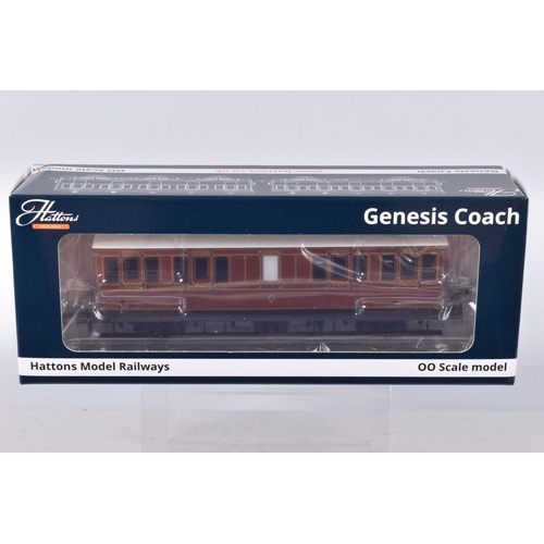 270 - EIGHT BOXED OO GAUGE HATTONS MODEL RAILWAYS GENESIS COACHES, to include a Hattons Original H43-46 pa... 