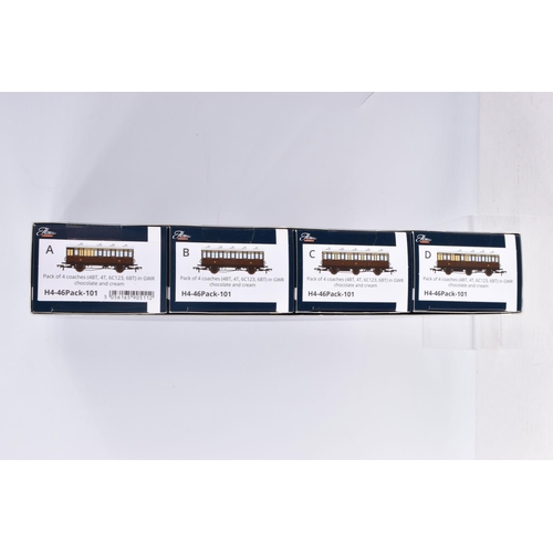 271 - SEVEN BOXED OO GAUGE HATTONS MODEL RAILWAYS GENESIS COACHES, to include a 6 wheel composite lavatory... 