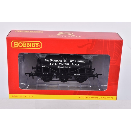 273 - TWELVE BOXED OO GAUGE HORNBY MODEL RAILWAYS ROLLING STOCK to include a 6 Wheel Milk Tank, United Dai... 