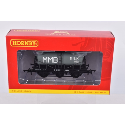 273 - TWELVE BOXED OO GAUGE HORNBY MODEL RAILWAYS ROLLING STOCK to include a 6 Wheel Milk Tank, United Dai... 