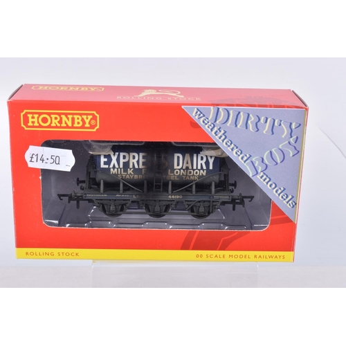 273 - TWELVE BOXED OO GAUGE HORNBY MODEL RAILWAYS ROLLING STOCK to include a 6 Wheel Milk Tank, United Dai... 