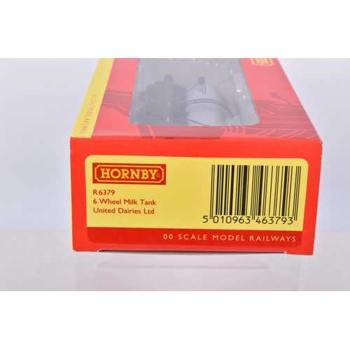 273 - TWELVE BOXED OO GAUGE HORNBY MODEL RAILWAYS ROLLING STOCK to include a 6 Wheel Milk Tank, United Dai... 