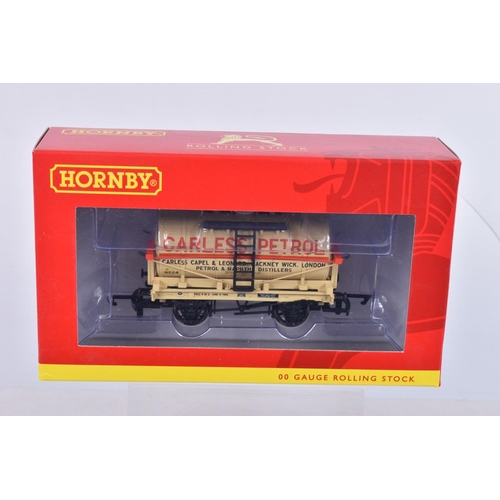 274 - TWELVE BOXED OO GAUGE HORNBY MODEL RAILWAYS ROLLING STOCK, to include a 6 Wheel Milk Tank 'Express D... 