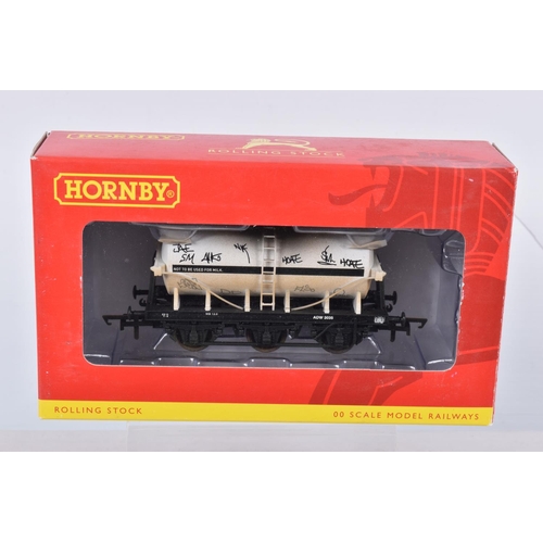 274 - TWELVE BOXED OO GAUGE HORNBY MODEL RAILWAYS ROLLING STOCK, to include a 6 Wheel Milk Tank 'Express D... 