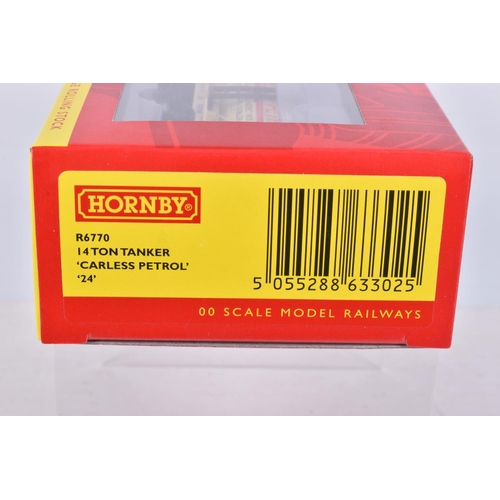 274 - TWELVE BOXED OO GAUGE HORNBY MODEL RAILWAYS ROLLING STOCK, to include a 6 Wheel Milk Tank 'Express D... 