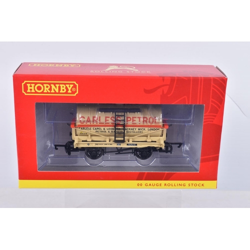 274 - TWELVE BOXED OO GAUGE HORNBY MODEL RAILWAYS ROLLING STOCK, to include a 6 Wheel Milk Tank 'Express D... 