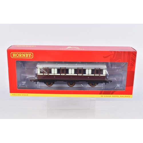 277 - EIGHT BOXED OO GAUGE HORNBY MODEL RAILWAYS COACHES, to include LNWR 6 Wheel 1st Class Coach no. 1889... 