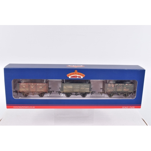 281 - THIRTEEN BOXED OO GAUGE BACHMANN BRANCHLINE MODEL RAILWAYS WAGONS, to include a Set of Three Norther... 