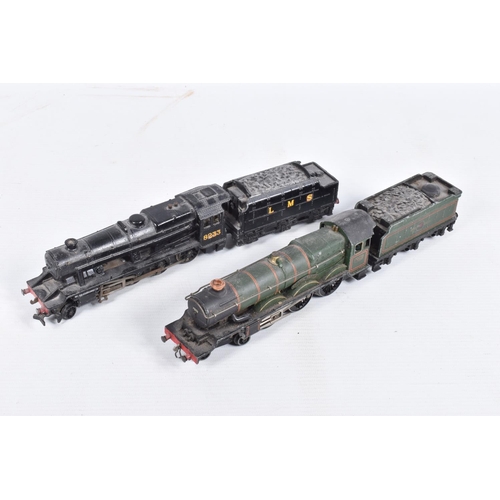 302 - FIVE UNBOXED HORNBY DUBLO LOCOMOTIVES, Castle class 'Bristol Castle' No.7013, B.R. green livery (EDL... 