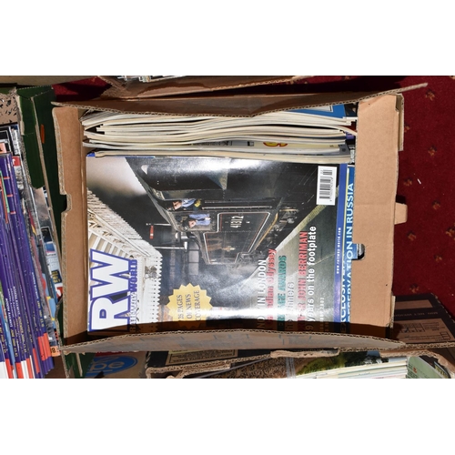 308 - A COLLECTION OF LATE 1960'S TO EARLY 2000'S RAILWAY MAGAZINES, assorted titles including Modern Rail... 