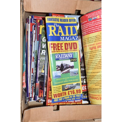 308 - A COLLECTION OF LATE 1960'S TO EARLY 2000'S RAILWAY MAGAZINES, assorted titles including Modern Rail... 