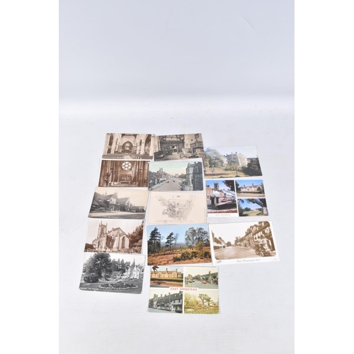 314 - A LARGE COLLECTION OF POSTCARDS, approximatle 850 to include Eastbridge, Eastbury, East Challow, Eas... 