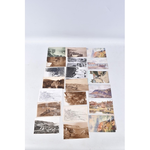 321 - A LARGE COLLECTION OF POSTCARDS, approximately 600 to include Robin Hoods Bay, Rochdale, Roker, Rook... 