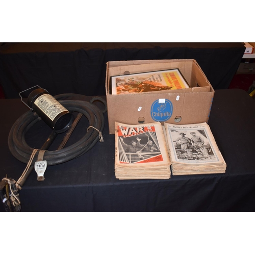 470 - A LARGE QUANTITY OF WWII AND LATER MILITARY RELATED ITEMS AND EPHEMERA, this lot includes a WWII era... 