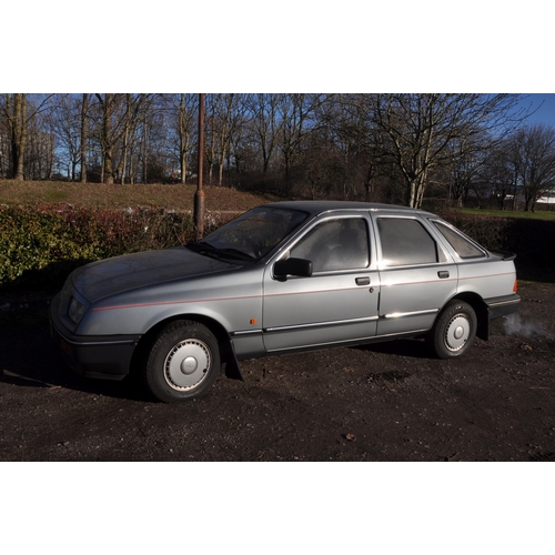 1001 - A 1985 FORD SIERRA 2.0 GL HATCHBACK, REGISTRATION NUMBER B245 EOK, finished in grey, V5c present, tw... 