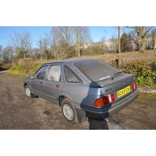 1001 - A 1985 FORD SIERRA 2.0 GL HATCHBACK, REGISTRATION NUMBER B245 EOK, finished in grey, V5c present, tw... 