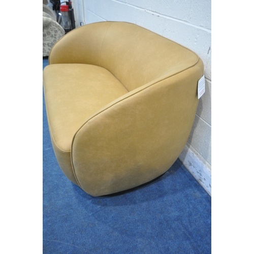 1304 - A DUNELM PALE TAN COLOURED TWO SEATER SOFA, length 131cm x depth 80cm x height 73cm (condition repor... 