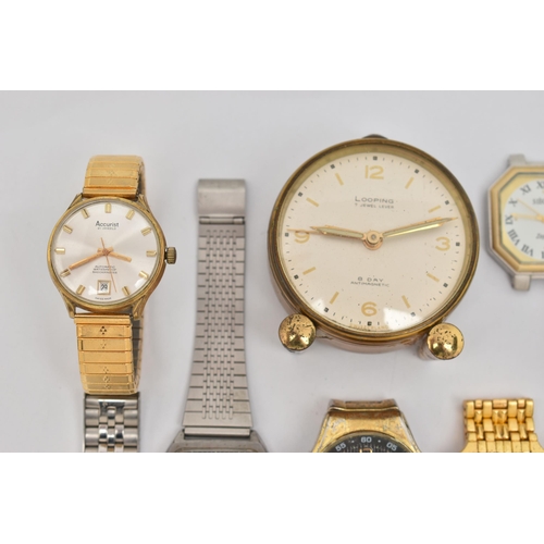 118 - A BOX OF ASSORTED WRISTWATCHES, mostly gents watches with names to include a 'Seiko SQ50', a 'Sekond... 