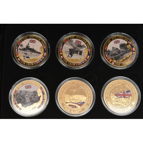 144 - A DUKE AND DUCHESS OF CAMBRIDGE COMMEMORATIVE SET, gold layered pair of £5 2011 for Tristaqnda Cunha... 