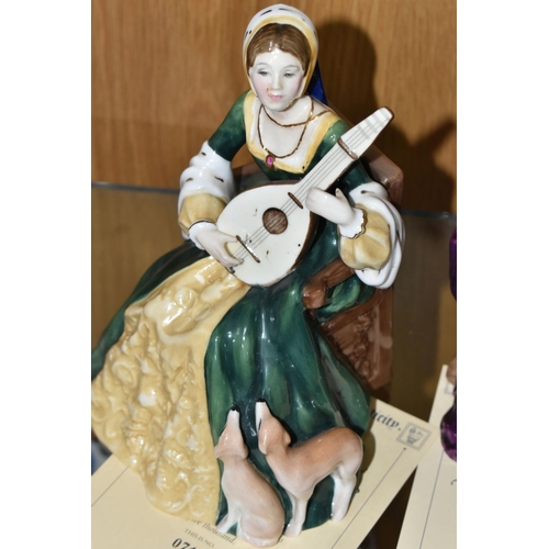 303 - TWO LIMITED EDITION ROYAL DOULTON FIGURINES, comprising Mary Tudor HN3834, no 907/5000 and Margaret ... 