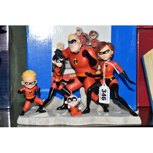 346 - AN ENESCO DISNEY ENCHANTING COLLECTION 'INCREDIBLES 2' FIGURE GROUP, titled 'Everyone is Special' no... 