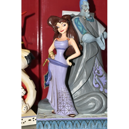 348 - THREE BOXED ENESCO DISNEY SHOWCASE FIGURES, Disney Traditions by Jim Shore, comprising Evil and Inno... 