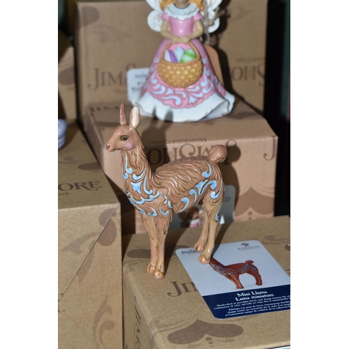 352 - NINE BOXED ENESCO JIM SHORE HEARTWOOD CREEK FIGURES, comprising Freedom First and Foremost no 600424... 