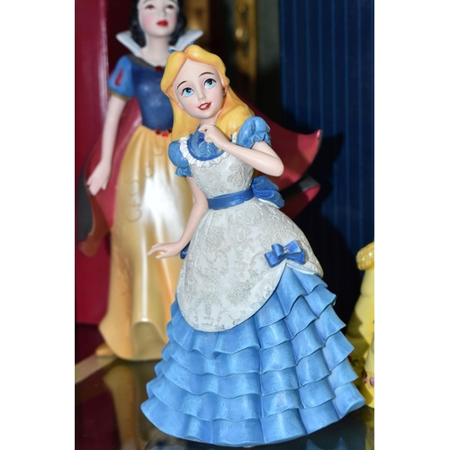 353 - FOUR BOXED ENESCO DISNEY SHOWCASE COLLECTION FIGURES, comprising Belle no 4058293, Belle Masquerade ... 