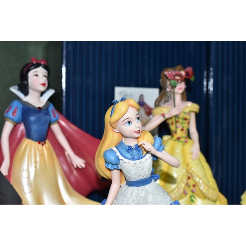 353 - FOUR BOXED ENESCO DISNEY SHOWCASE COLLECTION FIGURES, comprising Belle no 4058293, Belle Masquerade ... 