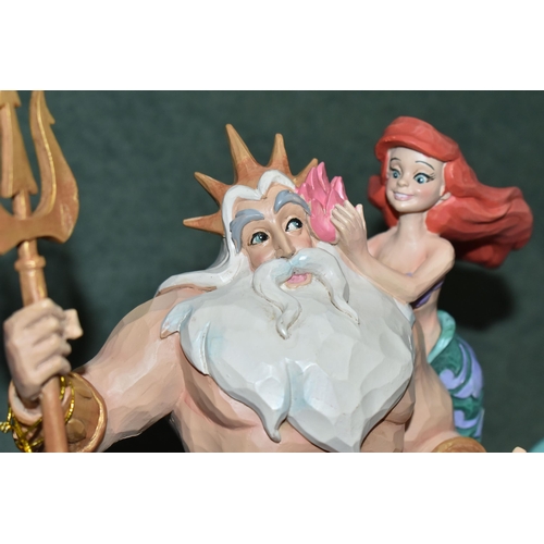 360 - FOUR BOXED ENESCO DISNEY SHOWCASE 'THE LITTLE MERMAID' FIGURES, from Disney Traditions by Jim Shore,... 