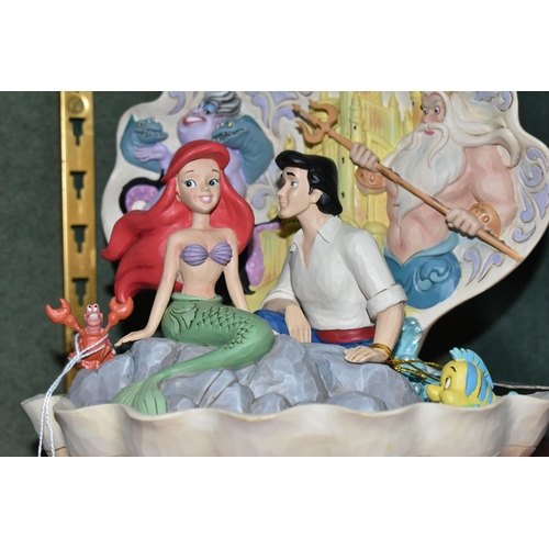 360 - FOUR BOXED ENESCO DISNEY SHOWCASE 'THE LITTLE MERMAID' FIGURES, from Disney Traditions by Jim Shore,... 