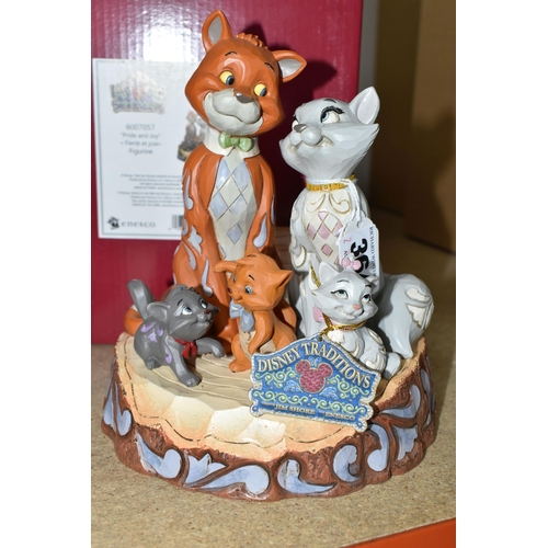 364 - FIVE BOXED DISNEY TRADITIONS RESIN SCULPTURES, comprising 'A Boys Best Friend' Elliot from Pete's Dr... 