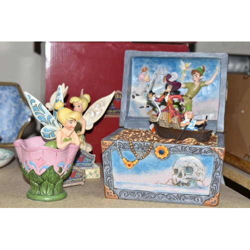 370 - THREE BOXED ENESCO DISNEY TRADITIONS SCULPTURES, comprising 6008063 'Treasure Strewn Tableau' depict... 