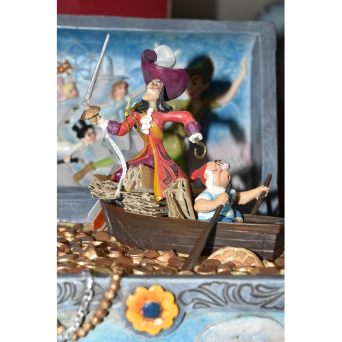 370 - THREE BOXED ENESCO DISNEY TRADITIONS SCULPTURES, comprising 6008063 'Treasure Strewn Tableau' depict... 