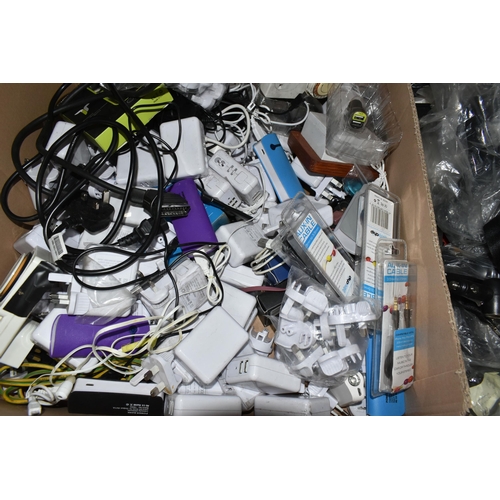 375 - SIX BOXES OF MOBILE PHONE ACCESSORIES ETC, to include thirty-five Landrover branded iPhone 6 phone c... 