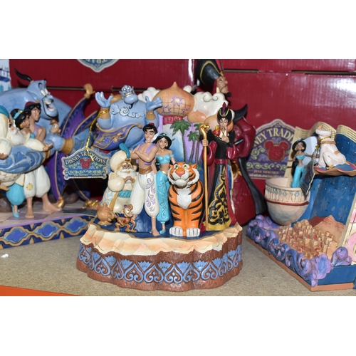 381 - FOUR BOXED DISNEY TRADITIONS JIM SHORE 'ALLADIN' FIGURES, comprising 'A Wonderous Place' 6008999, 'G... 