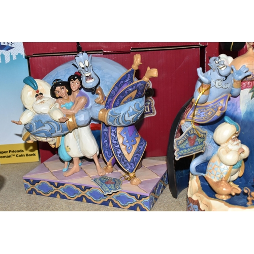 381 - FOUR BOXED DISNEY TRADITIONS JIM SHORE 'ALLADIN' FIGURES, comprising 'A Wonderous Place' 6008999, 'G... 