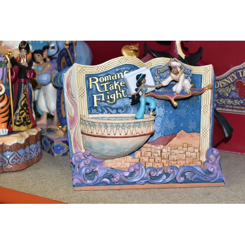 381 - FOUR BOXED DISNEY TRADITIONS JIM SHORE 'ALLADIN' FIGURES, comprising 'A Wonderous Place' 6008999, 'G... 