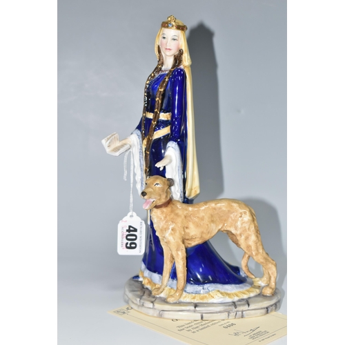 409 - A ROYAL DOULTON LIMITED EDITION FIGURINE, 'Eleanor of Aquitaine' HN3957, numbered 406/5000, from the... 