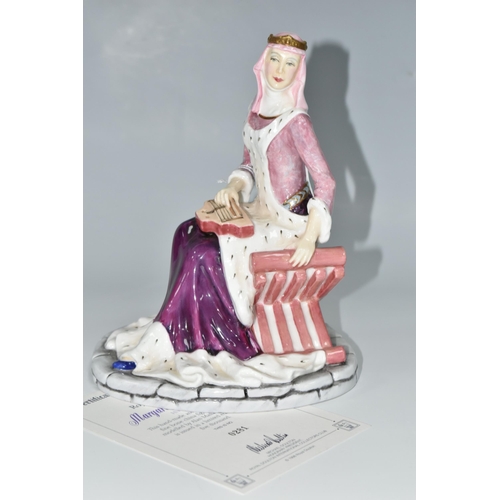 414 - A ROYAL DOULTON LIMITED EDITION FIGURINE, 'Margaret of Anjou' HN4073, numbered 281/5000, with certif... 