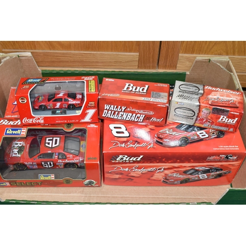 424 - A COLLECTION OF ASSORTED MODERN DIECAST MOSTLY LIMITED EDITION NASCAR STOCK CAR MODELS, to include A... 