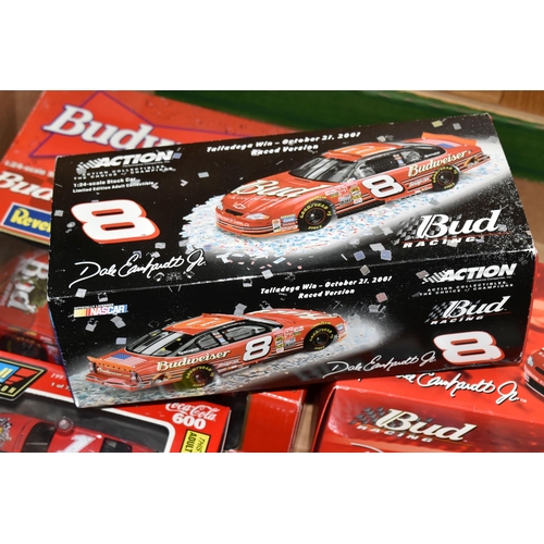 424 - A COLLECTION OF ASSORTED MODERN DIECAST MOSTLY LIMITED EDITION NASCAR STOCK CAR MODELS, to include A... 