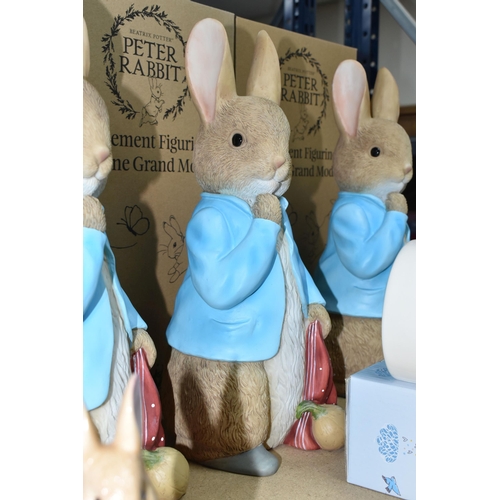 436 - A SELECTION OF BOXED ENESCO BEATRIX POTTER 'PETER RABBIT' COLLECTABLES, comprising three A29995 Pete... 