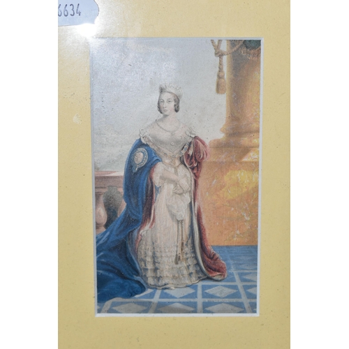 443 - SEVEN GEORGE BAXTER / BAXTER STYLE PRINTS, to include Queen Victoria, Prince Albert, Lord Nelson, Bl... 