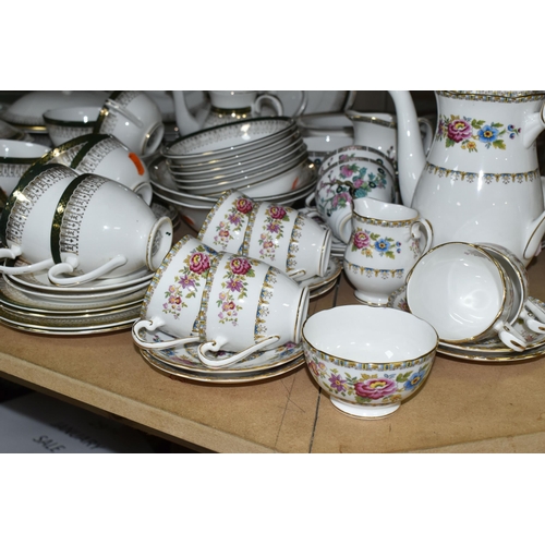 472 - ROYAL GRAFTON PART DINNER AND TEASETS, comprising a six place Majestic dinner service with five cups... 