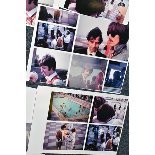 490 - EPHEMERA, a collection of photographic copies of the BEATLES filming in 1967 and a 1990 Pirelli Cale... 